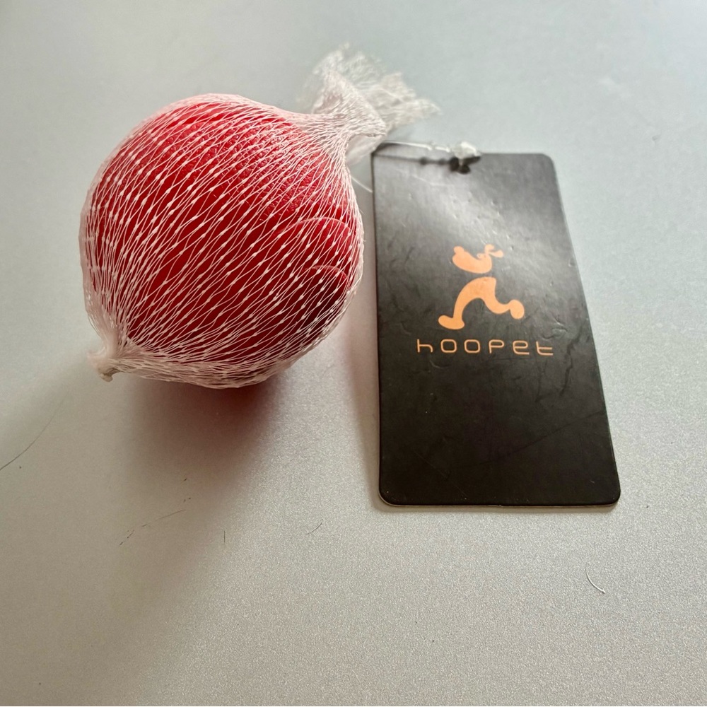 🔴 Hoopet Red Pet Toy Ball